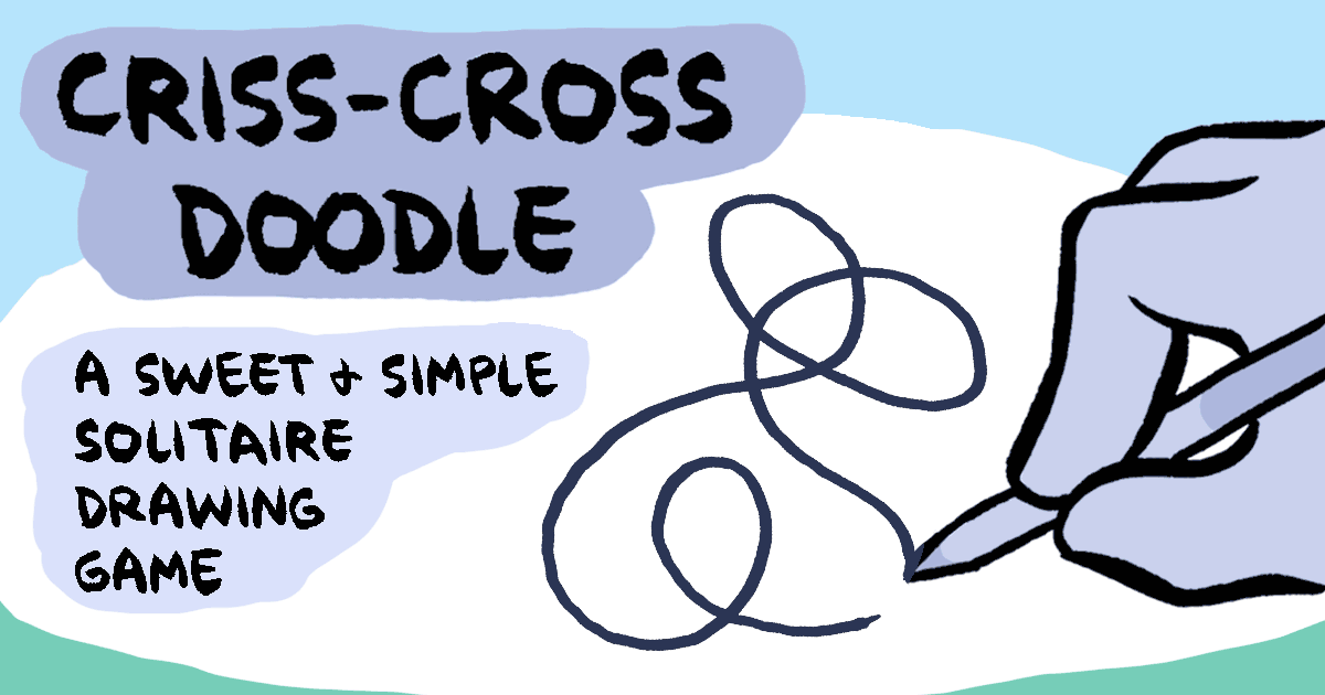 Criss Cross Doodle activity